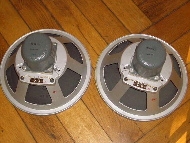 Siemens Klangfilm 6Ruf-LSP-15p (Kl.-L307) Fullrange Speaker Pair.